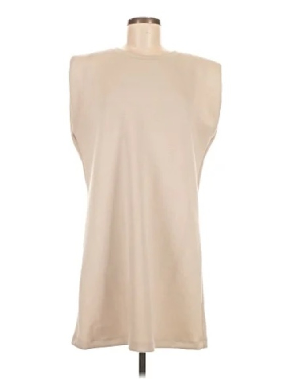 Rachel Zoe Sleeveless Shift Padded Shoulder Dress